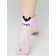 Women's socks with Pikot Conte Elegant Batgirl, size 25, light pink color
