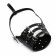 Muzzle of pressed leather adjustable, No. 4, DN 8.8 cm, OM 29-35 cm, black