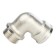 STOUT SFT-0016-000001, 1 ", external/internal thread, with emphasis, nickel. Brass