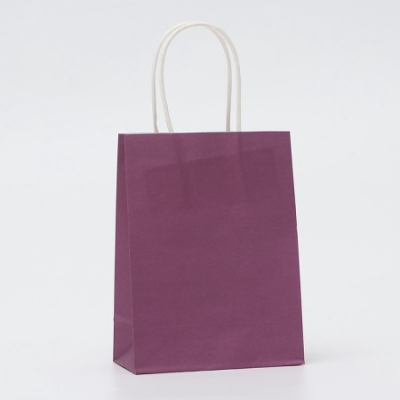 Craft package lilac, round handle, 15 x 12 x 6 cm, 120 g