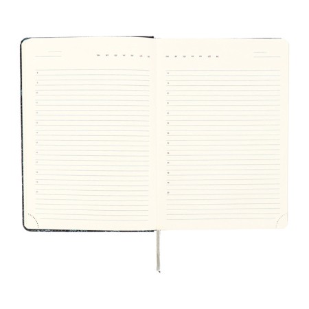 The diary is low, A5, 136 sheets, leatherette, Devente. Selena, a solid cover with foam rubber, knife, perforation, liesse, block 70%, bore-11
