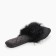 Slippers # 9 women, size 35.5, black color