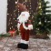 Soft toy "Santa Claus - Puzanchik" 10x52 cm, red -green