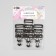 Flasp for jumpsuit, 32 mm, 10 pcs, black nickel color