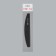 File - emery, abrasiveness 80/100, 18 cm, black color