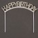 Topper "Happy Birthday", with rhinestones and beads