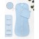 Lightning diaper with a hat with a hat, height 68-74 cm, blue color