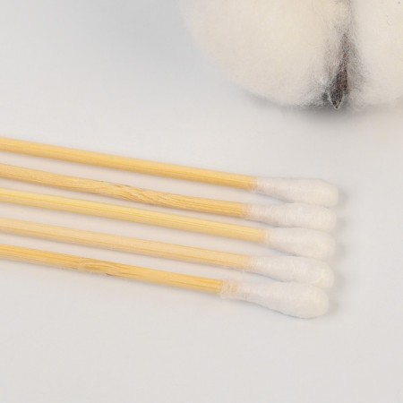 Cotton sticks, package 100 pcs., Tip - classic, cotton/bamboo (stick)-2