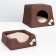 Transformer House "Samanka" 45 x 45 x 36 cm, beige-brown