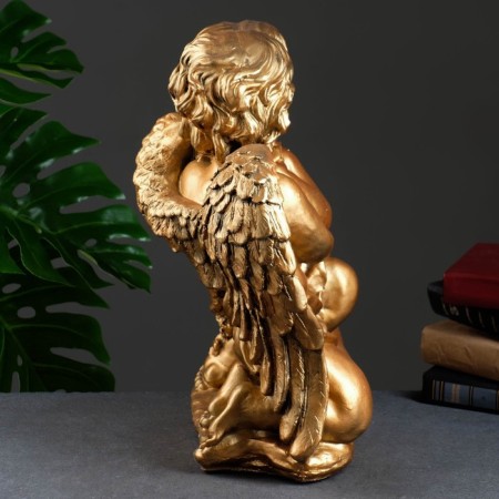Figure "Angel and Fairy Singing" Big Bronze 23x36x40cm-3