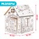 House-painting from cardboard "My house"