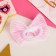 Hair gum "Alyonushka" cell, 6.5 cm, pink-white