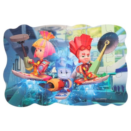 Contour maxi-puzzle "Fixiki", 30 elements-2