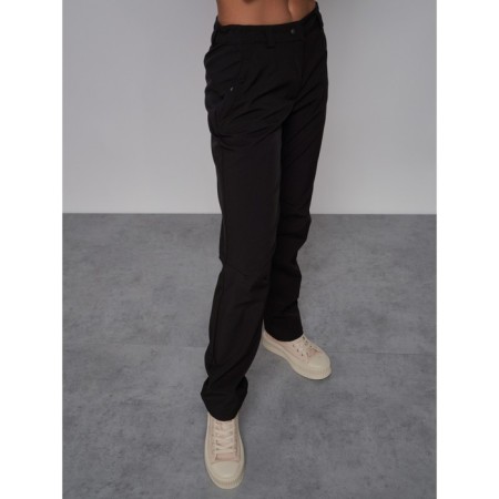Sports female trousers, size 48, black color-15