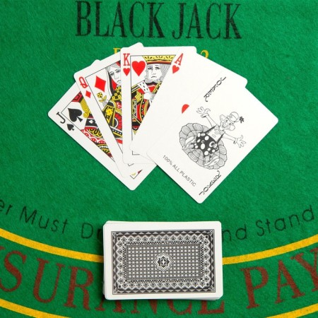 Plastic Plastic Cards "Royal", 54 pcs, 19 μm, 8.8 x 5.7 cm, mix-2