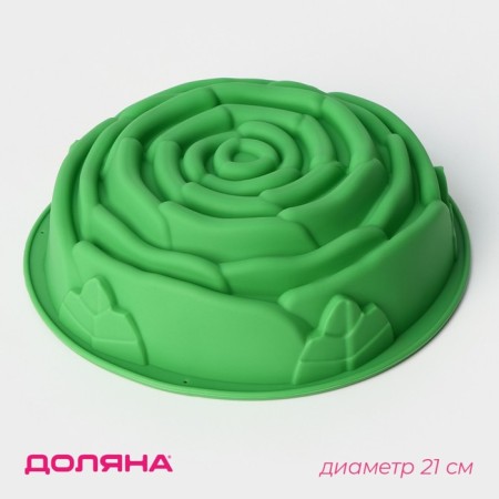 Baking uniform "Rose", silicone, 21 × 9 cm, color mix