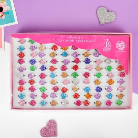 Children's ring "chosen" rose, color mix, dimensionless-3
