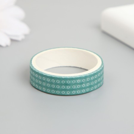 Adhesive tape paper "sky and sea" width 1 cm winding 2 m set 5 pcs-2