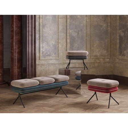 PEA PEA, 497 × 403 × 425 mm, velor, beige color / dark gray-1