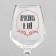 A glass for the wine "Wake up and drink" 350 ml