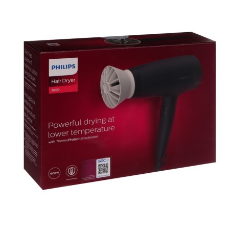 PHILIPS BHD302/00, 1600 W, 3 speeds, 3 pace. regime, 1 nozzle, holler. air, cord 1.8m-6