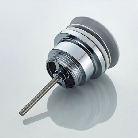 Bottom valve Ledeme L67W, for a shell, brass, white cover-2