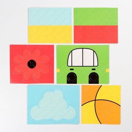 Board game according to the methodology of Segen "Mosaic for Bunny", 20 cards, 4 figures, 3+-2
