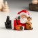 Suvenir Polystone "Santa Claus in Krasnoye with an assistant ileshka, rest" mix 8.2x4.3x5.5 cm