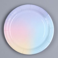 Paper “Gradient” plate, set of 6 pcs.