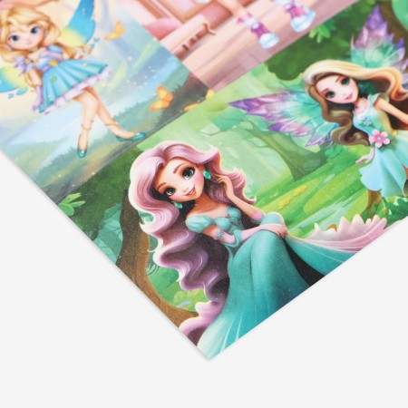 Paper stickers "Girls", with coloring, 11 x 15.5 cm-3