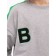 Sweatshirt for a boy, height 170 cm, color gray melange