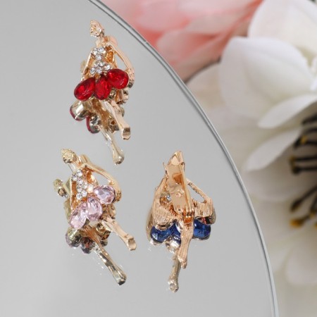 Brooch "Ballerina" mini, color mix (indivisible packing 12 pcs., Price per pcs.)-2