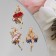Brooch "Ballerina" mini, color mix (indivisible packing 12 pcs., Price per pcs.)