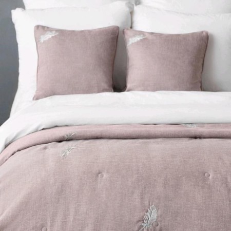 Set "Mika": a coverlet 230 x 250 cm, pillowcases 45 x 45 cm - 2 pcs, pink-2