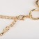 The necklace "chain" is different links, color gold, 55 cm