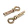 Anchor bolt of scrap, with a ring, galvanized, 10x50 mm, 55 pcs