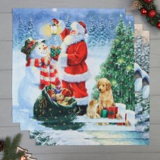 A set of New Year's napkins Ethel 