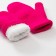 Mittens of two -layer Minaku "plain", col. bright pink, rr 15 (6-8 years)