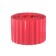 Border tape, 0.1 × 9 m, thickness 0.6 mm, plastic, corrugation, red, Greengo