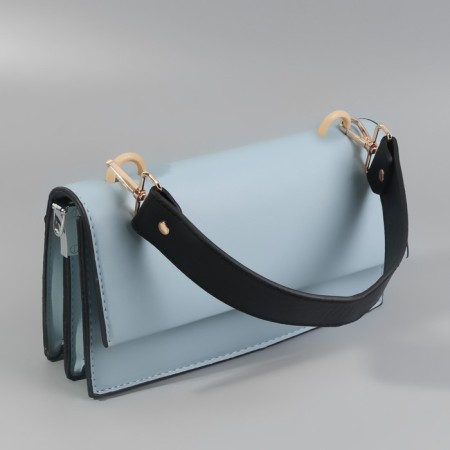 Handle for a bag, with carbines, 35 ± 1 cm × 3.5 cm, black/gold color-3