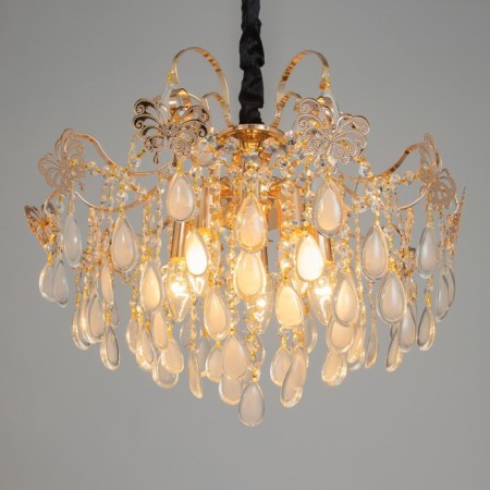 Polina chandelier 5x60W E14 gold 50x50x41cm SVK-2