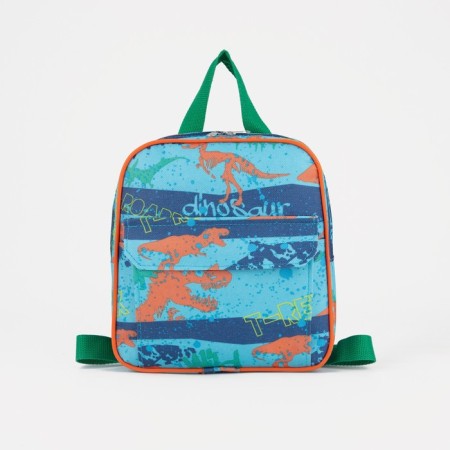 Baby backpack on lightning, turquoise color-4