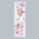 Sticker Plastic Interior color "Giraffe with a baby in flowers" 30x90 cm