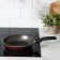 The pan "hostess", d = 20 cm, removable handle, anti -stick coating, burgundy color