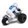Cover "Racer", light and sound, works from batteries, white-blue color