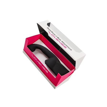 Exchange male nozzle for Domi 2, silicone, black color, 18 cm-10