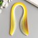 Strips for quilling 100 strips density 120 grams "Yellow gradient" w. 0.5 cm dl. 39 cm
