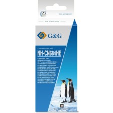 Картридж G&G NH-CN684HE/CB321HE, для HP PS B8553/C5324/C5370/C5373/C5380, 21,6 мл, цвет чёрный