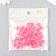 Beads Plastic "Crystal Multicurler. Amaranth" Transparent set of 20 g 1x1x1 cm