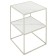 Baste Mayen table, 380 × 380 × 520 mm, beige color